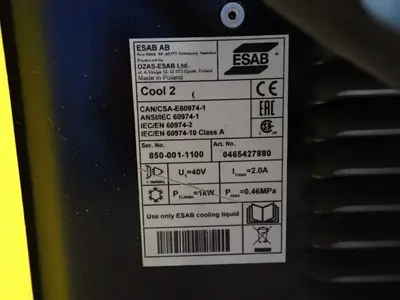 USED ESAB WARRIOR 500I CC/CV