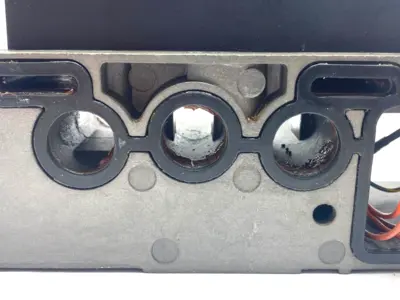 962N91, 261-209-060-0 | Ross 962N91 Solenoid Sub Base Manifold w/Rexroth 261-209-060-0 Block Plate Cover - Used