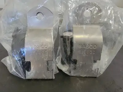 Assorted 3/4" 7/8" 1-3/8" 1-5/8" Stainless Steel Piping Cushion Clamp