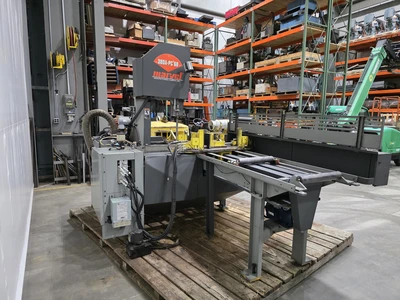 USED MARVEL MANUFACTURING 380 VERTICAL TILT FRAME SAW