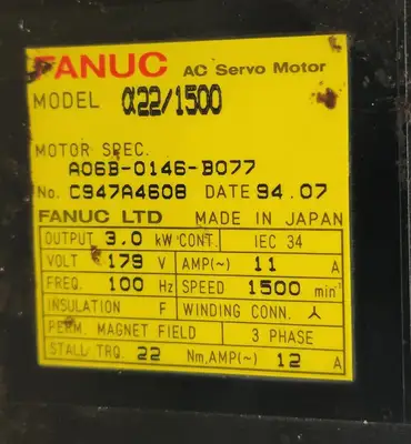 USED FANUC A06B-0146-B077