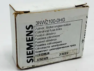 3NW2100-0HG | Siemens  Cylindrical Fuse Link Class CC 10A 600V LOT OF 10 - New Other