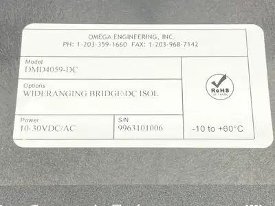 USED OMEGA STRAIN GAUGE TO DC ISOLATED TRANSMITTER 10-30V
