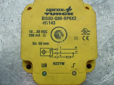 Used TURCK BI50UQ80RP6X2H1143 Proximity Sensors Ohio US | HGR 24 #907454