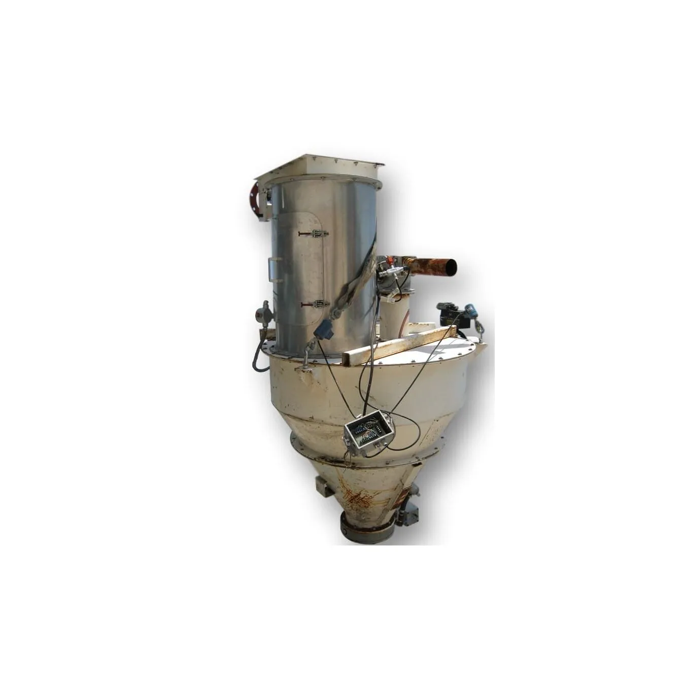 36 CUBIC FT WEIGH HOPPER WITH INTEGRATED DUST COLLECTOR