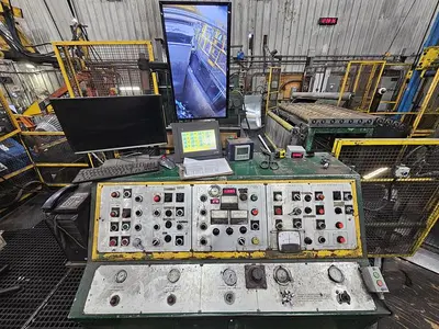 60” x .135” x 50,000 Lbs. Cincinnati/Herr-Voss Slitting Line  (Used)