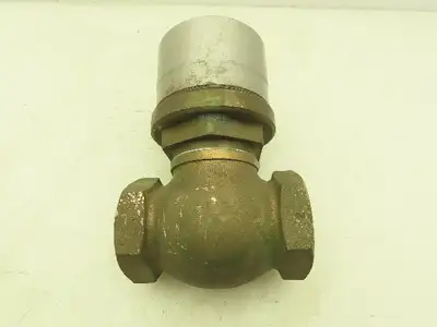 Valvaut Effepi Z200506E Pneumatic Controlled Globe Valve 1-1/2" NPT PTFE Bronze