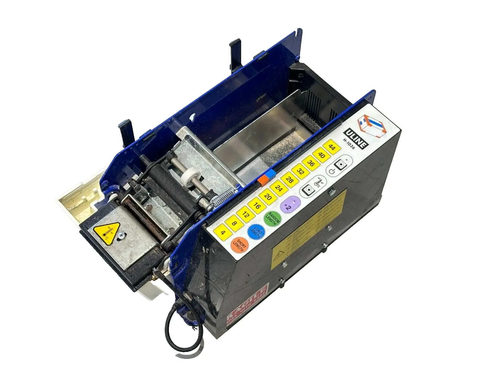 H-1036 | Uline  Electronic Touch Tape Dispenser w/ Heat MISSING TANK ROLLER COVER - Used