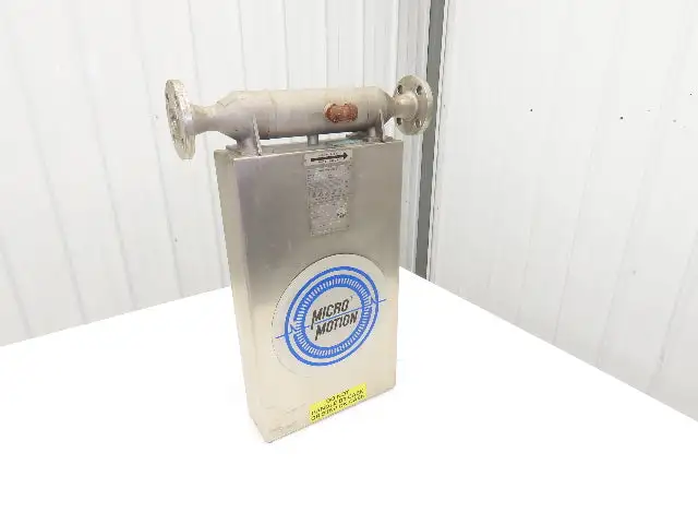 Micro Motion S100S128 Mass Flow Sensor 1" Flanged Coriolis Meter 2250 PSI