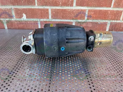 USED ITT PURE-FLO DIAPHRAGM VALVES 90PSI  3 WAY VALVE W/ 1" TO 1/2" SANITARY FITTING