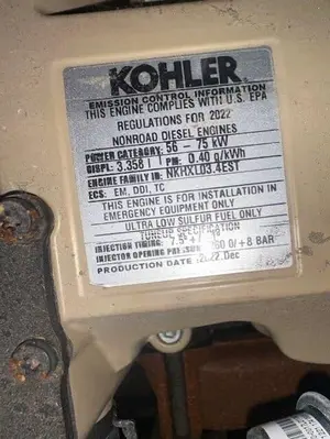 USED 2023 KOHLER 50REOZK