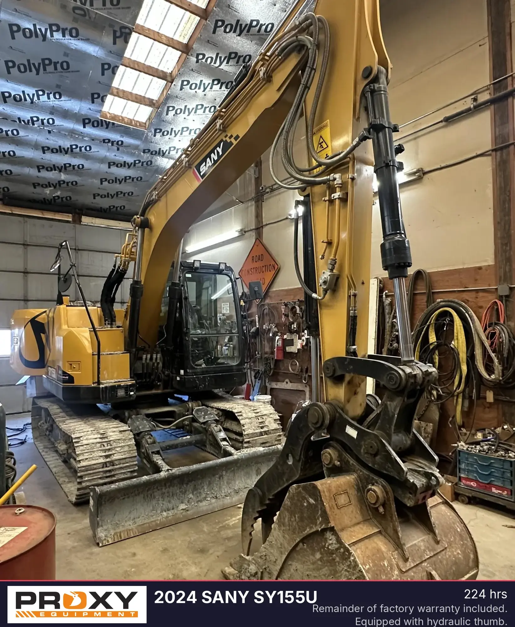 Used 2024 SANY SY155U Excavators Ohio US | Proxy Equipment #1379642
