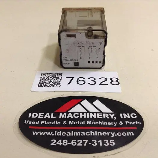 Used ALLEN BRADLEY 700-HB32A1 SER D Relays & Switches Michigan US | Ideal Machinery #710058