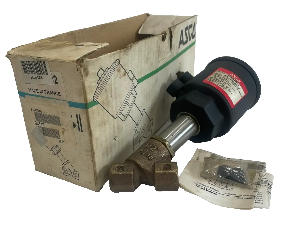 NEW ASCO 8290A002 PISTON VALVE 1/2"NPT