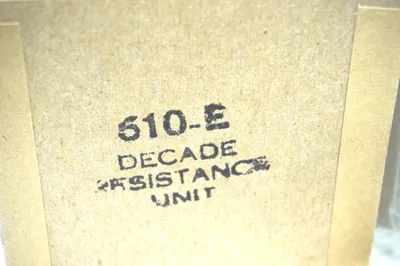 NEW GENRAD 510-E DECADE RESISTANCE UNIT 510E