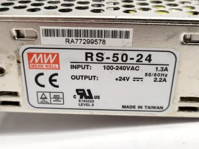 Used MEAN WELL RS-50-24 AC/DC Power Supplies Michigan US | Maverick Industrial Sales #1468024