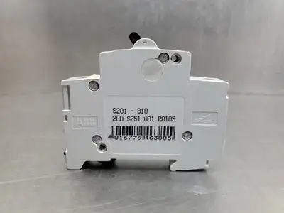 USED ABB S201-B10 Circuit Breaker, 1P, 10A, 230/400VAC