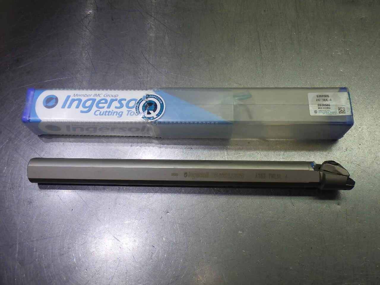 Ingersoll 1.28" Coolant Thru Boring Bar 1" Shank 12" OAL A16T TWLNL-4 (LOC1276B)