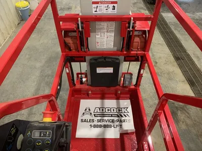 New | in-Stock 2026 MEC MMAE16 "ALL-ELECTRIC" VERTICAL MAST LIFT Scissor Lifters Alberta CA | Adcock Equipment #1417612