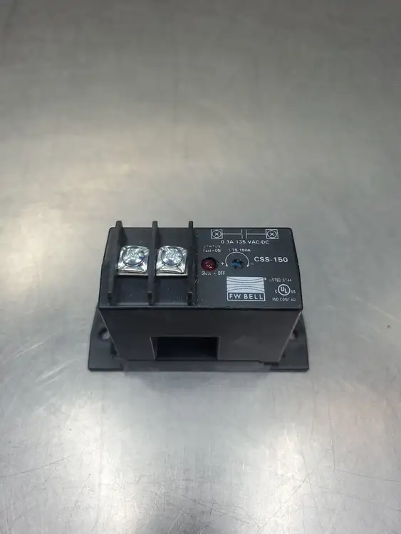 Used FW Bell CSS-150 Current Sensor, 1.75-150A, 135VAC/DC Sensors | Palmetto Automation #1156504