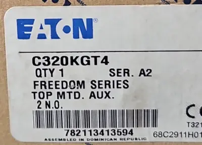 Eaton C320KGT4 Ser A2 auxliar contact Loc4D21