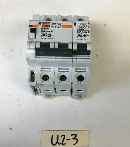 Used Merlin Gerin C60N Circuit Breakers Indiana US | J&J Industrial Supply #1076996