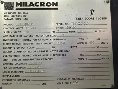 USED 1999 CINCINNATI MILACRON MT310-22