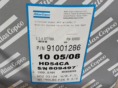 New | in-Stock ATLAS COPCO 91001286 Rock Drills British Columbia CA | Lenmark #1743723