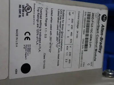 USED ALLENBRADLEY 280DF12Z10CGRW3PI