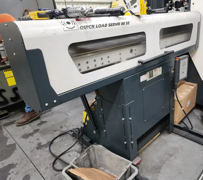 Used 2021 LNS QUICK LOAD SERVO 80 S2 Bar Feeds Ohio US | UniversalAutomatics.com #306292