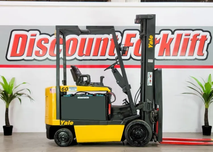 Used 2001 YALE ERC060RGN48TE098 4-Wheel Sit down Electric Counterbalance Forklifts Colorado US | Discount Forklift #236884