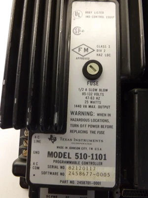 Used TEXAS INSTRUMENTS _UNKNOWN_ Programmable Logic Controllers Texas US | OCO Industrial #1625156