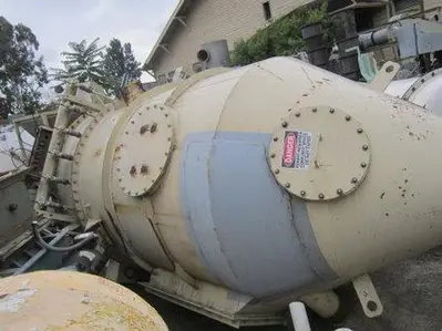 Dust Collector, Baghouse, 140 SF, Pulse, Round Tank, C/st #S737884