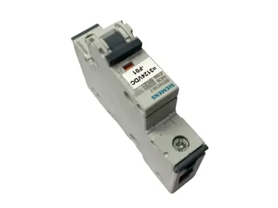USED SIEMENS MINIATURE CIRCUIT BREAKER 1-POLE 230/400V 10A