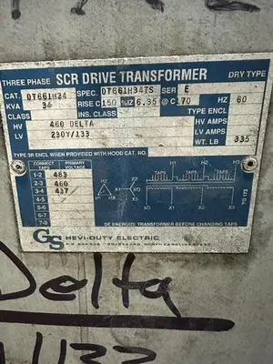 USED HEVI-DUTY DT661H34TS