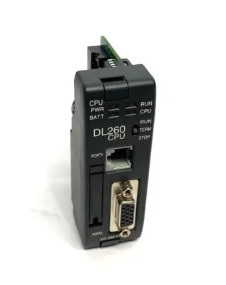 USED AUTOMATIONDIRECT DIRECTLOGIC DL205 CPU, 15.8K WORDS LADDER MEMORY