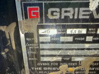 Used GRIEVE 333 Ovens Ohio US | HGR 24 #1265860