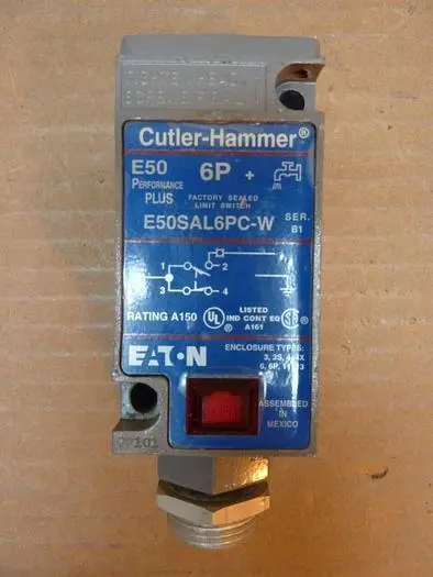 Used CUTLER HAMMER E50SAL6PC-W Relays & Switches Michigan US | Ideal Machinery #709978