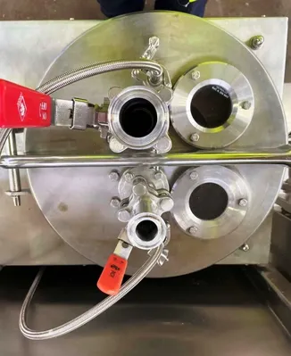 Rousselet Robatel RC 30 VxR XP basket centrifuge, Hastelloy C-22.