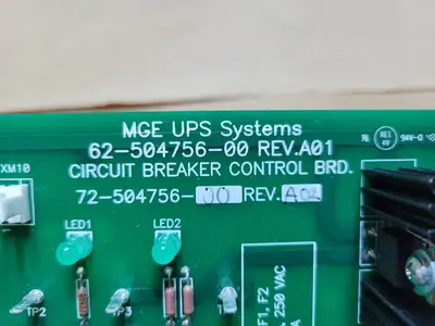 Used MGE 62-504756-00 Misc Electrical & Power Parts British Columbia CA | Lenmark #1439558