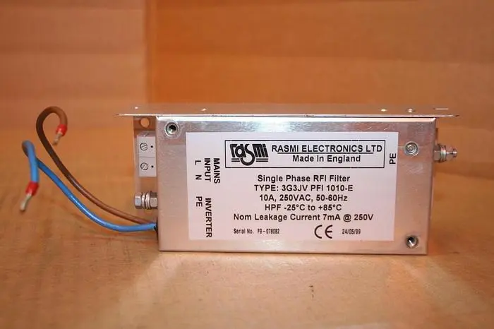 Used RASMI ELECTRONICS TYPE 3G3JV PFI 1010-E Filters | Ideal Machinery #626172