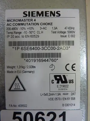 USED SIEMENS 6SE6400-3CC00-2AD3