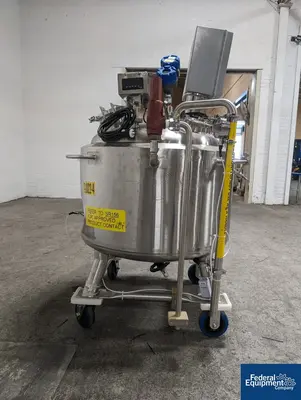 USED Precision 250 Liter Precision Stainless Reactor, 316L S/S, 45/100#