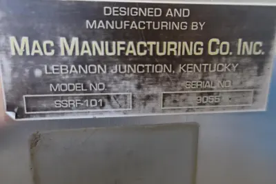 USED MAC MANUFACTURING SSRF 101