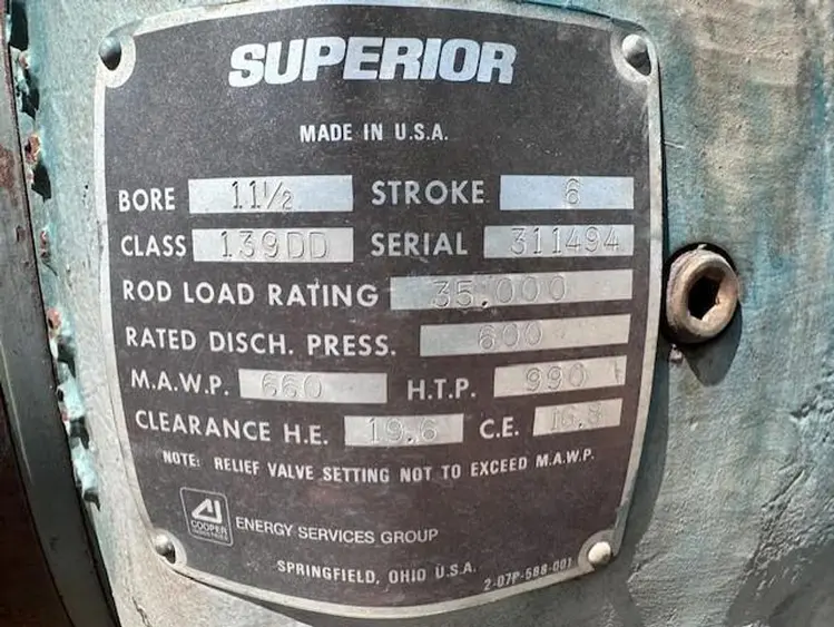 Used WHITE SUPERIOR 139DD Cylinders | Compression Source #411770