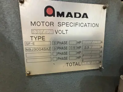 6' X 1/4" AMADA MODEL #M-2060 MECHANICAL POWER SHEAR: STOCK #20973