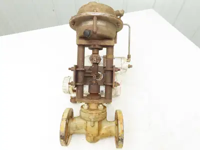 Flowserve Kammer 0350P2 1" Diaphragm Control Valve with Logix 3200IQ Positioner