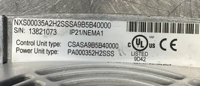 Used Vacon Vacon NXS00035A2H2SSSA9B5B40000 PLC Processors | Palmetto Automation #1153448