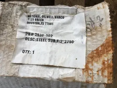 New | in-Stock NATIONAL OILFIELD STEEL SUB ADAPTER Arbors & Adapters Pennsylvania US | East West Machinery & Drilling #1415666