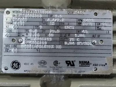 USED GE MOTORS 5KS143SAA105C